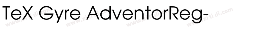 TeX Gyre AdventorReg字体转换